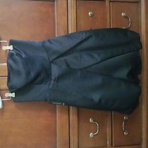 Express Black Strapless Bubble Hem Dress - Size 2